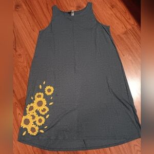 🫶Instant Message sunflower tank dress